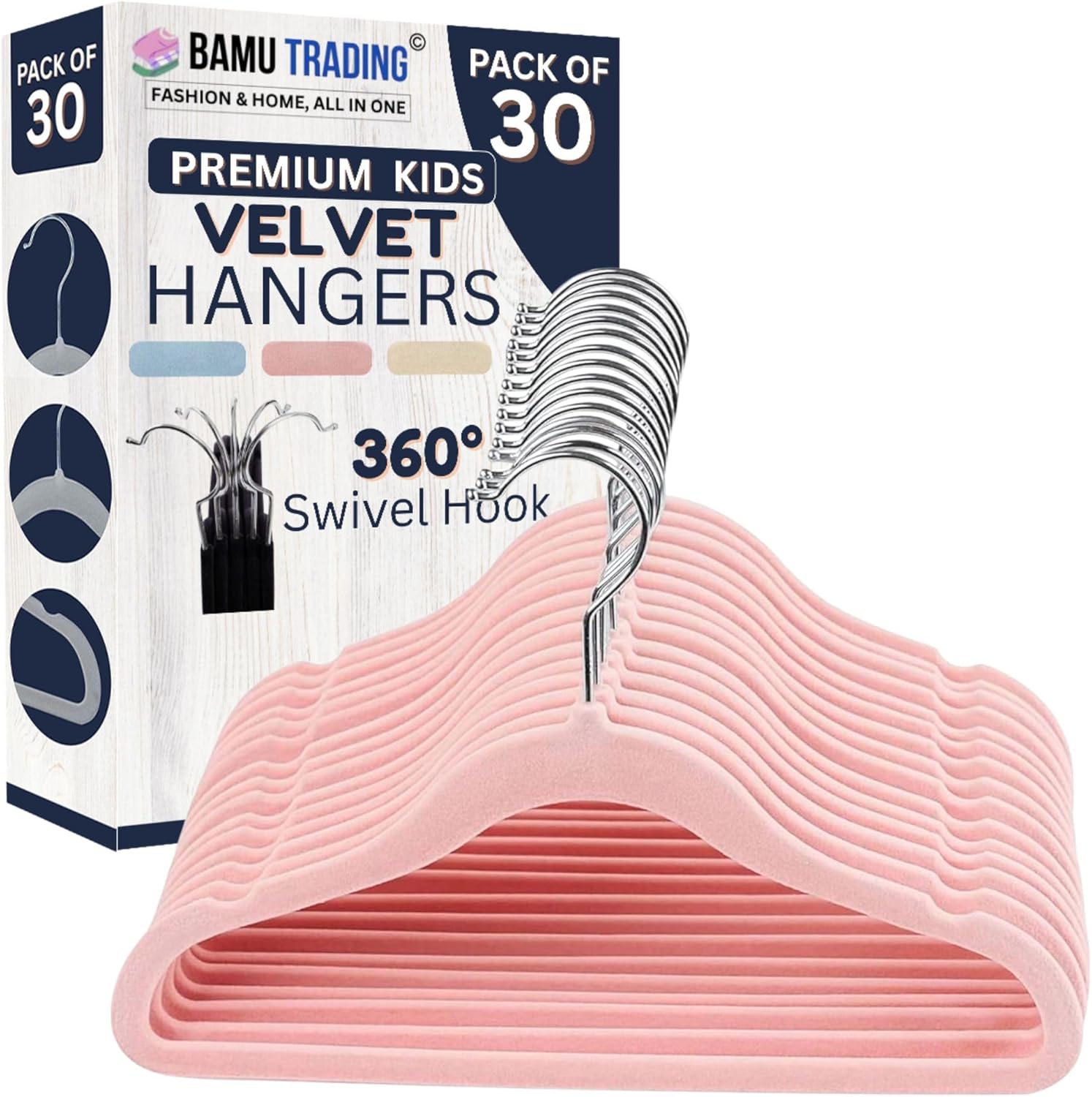 Kids Velvet Hangers (30 Pack)