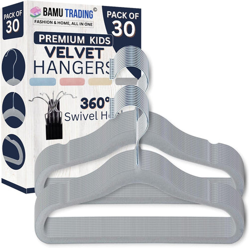 Kids Velvet Hangers (30 Pack)