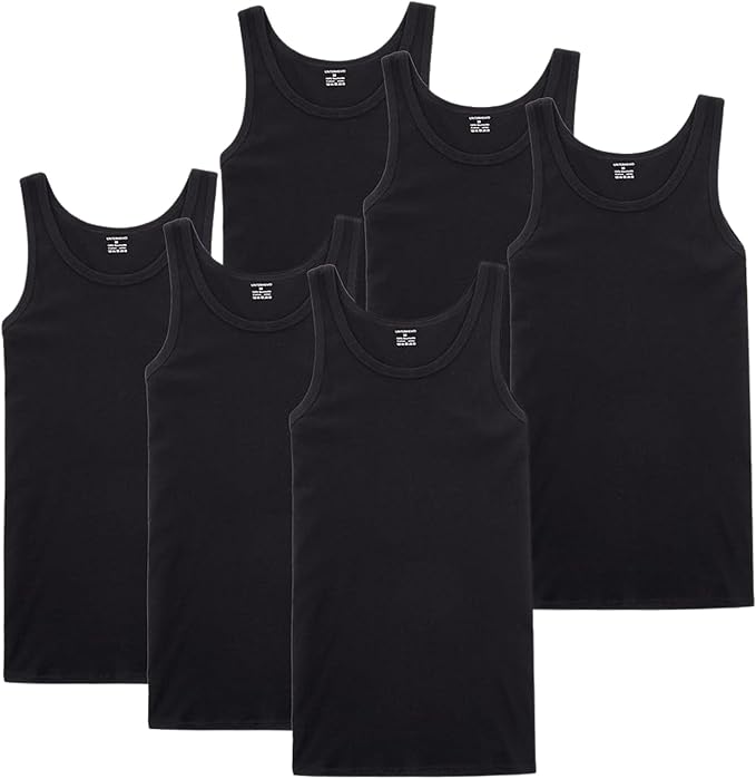Men Vest 100% Cotton (6 Pack)