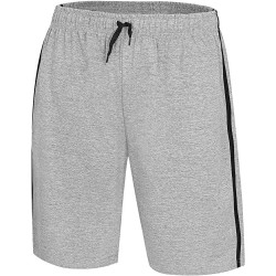 2 Pack Men's Cotton Lounge Wear Shorts With Elasticated Waist Super Soft